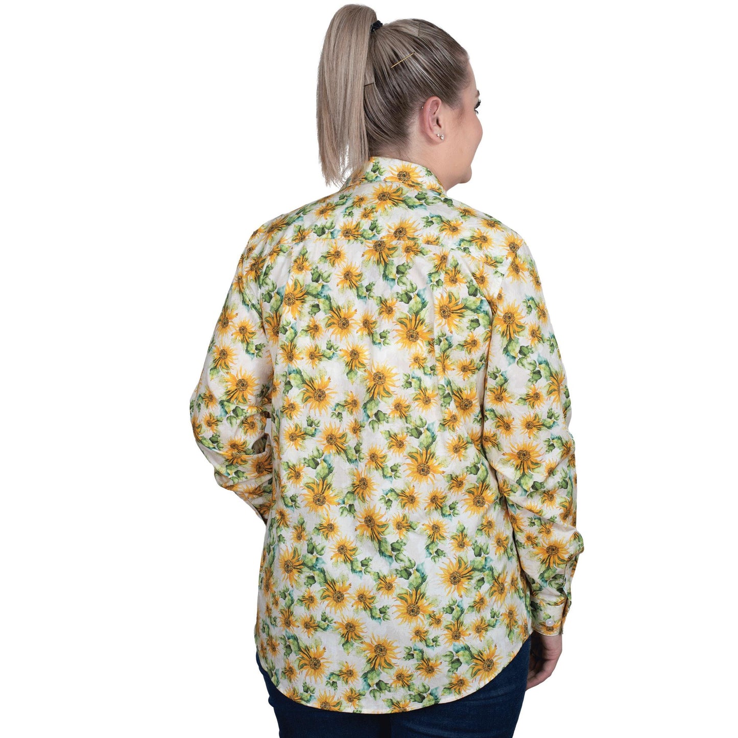JUST COUNTRY WOMENS ABBEY SUNFLOWER SHIRT