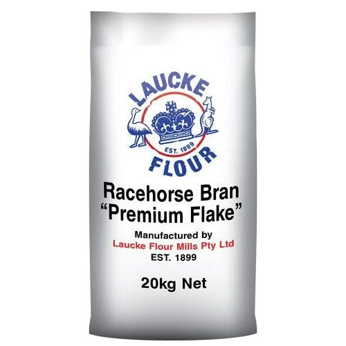 LAUCKE FLAKY RACEHORSE BRAN ***20KG***-Ranges Country