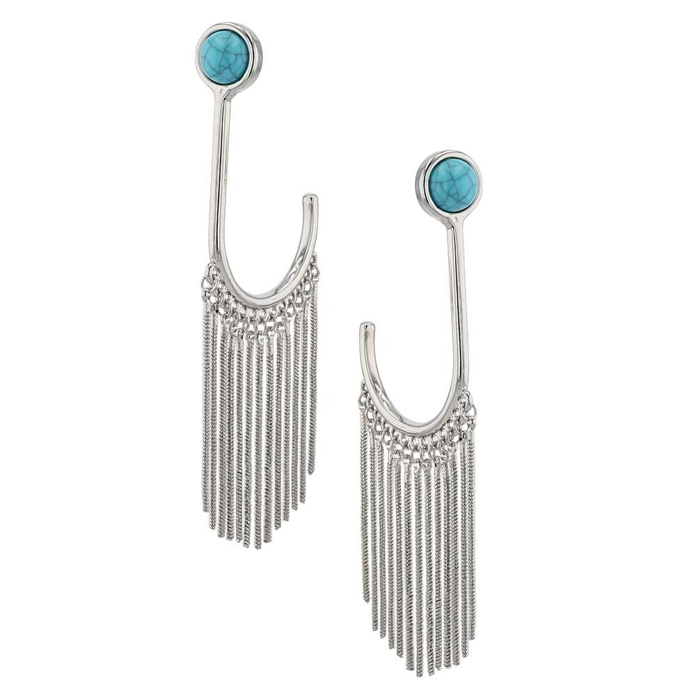 MONTANA ATTITUDE ON THE FRINGE EARRINGS-Ranges Country