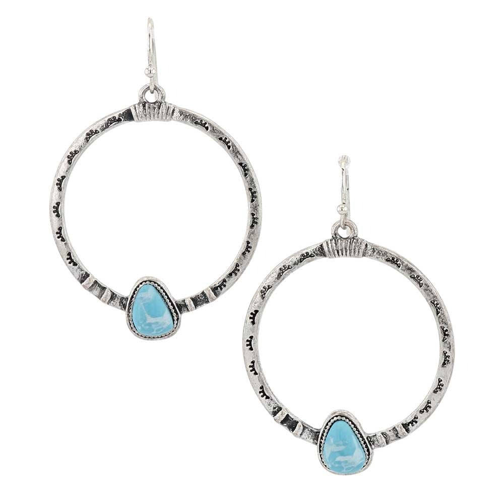 MONTANA ATTITUDE TURQUOISE TOUCH EARRINGS-Ranges Country