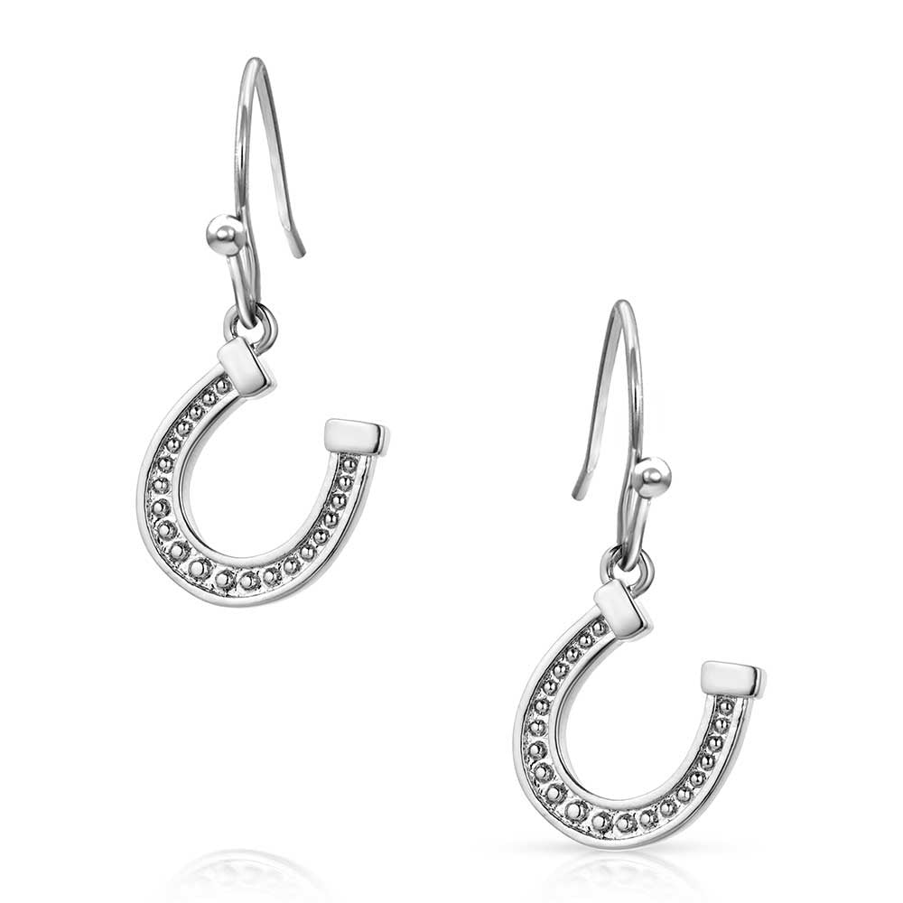 MONTANA DAINTY HORSESHOE EARRINGS-Ranges Country