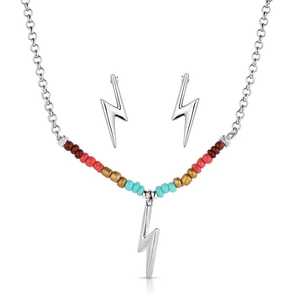MONTANA LIGHTNING BEADED JEWELLERY SET