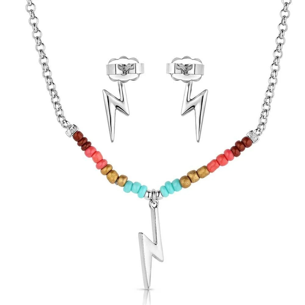 MONTANA LIGHTNING BEADED JEWELLERY SET