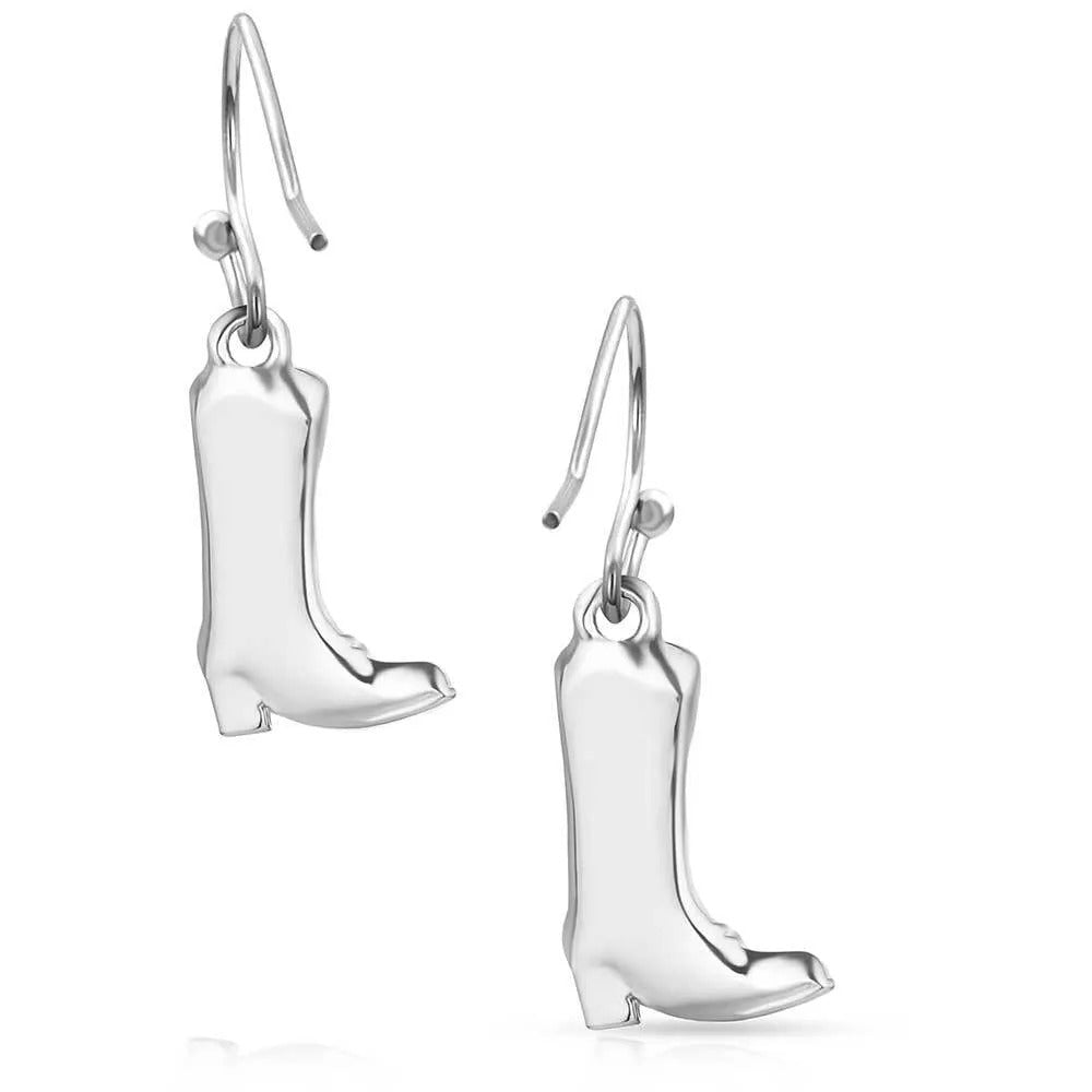 MONTANA SCULPTED COWBOY BOOT EARRINGS