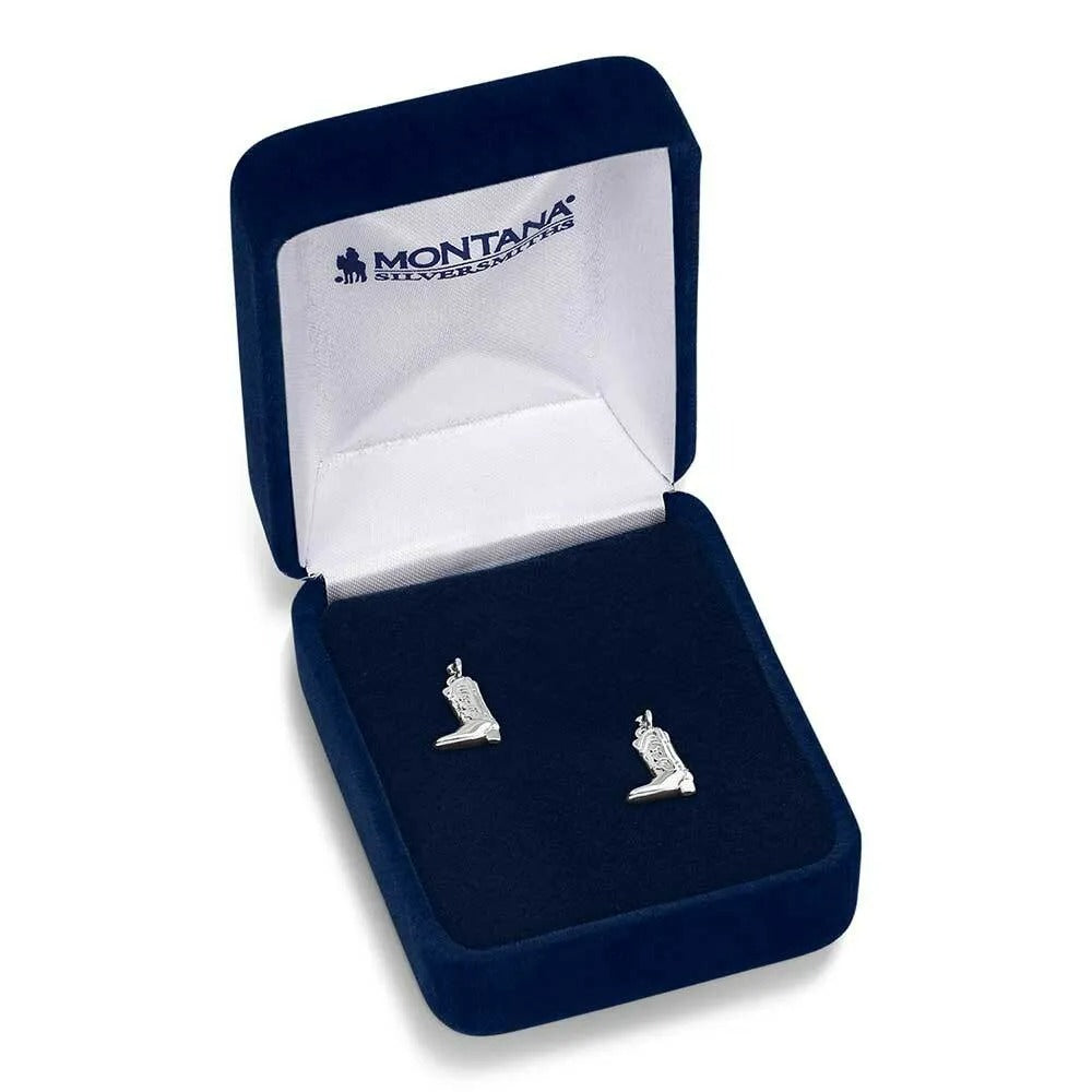 MONTANA SCULPTED COWBOY BOOT EARRINGS