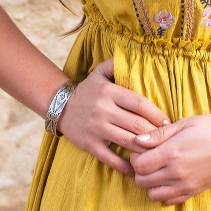 MONTANA SHIMMERING DEPTHS GEOMETRIC CUFF BRACELET