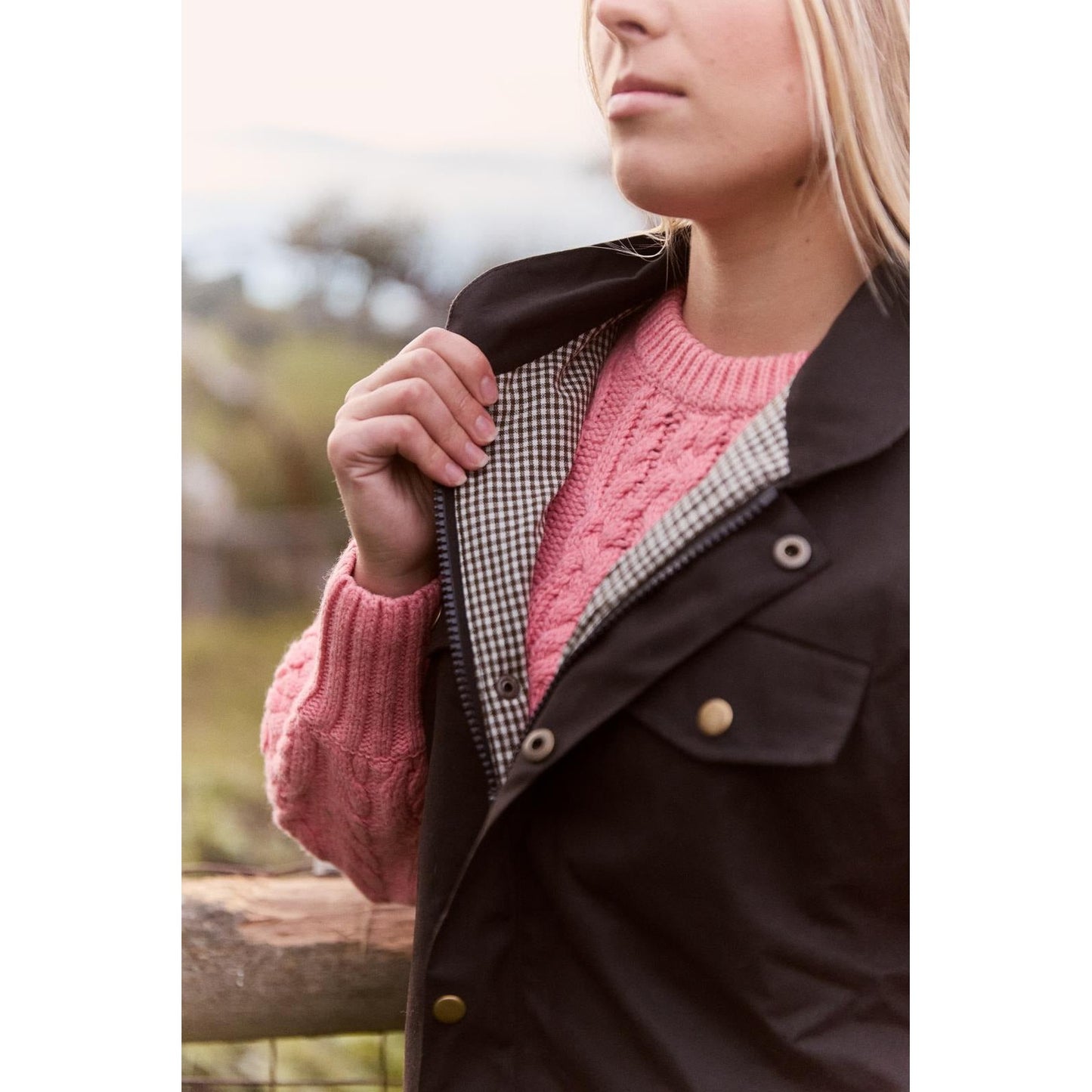 NULLARBOR UNISEX COTTON LINED OILSKIN VEST
