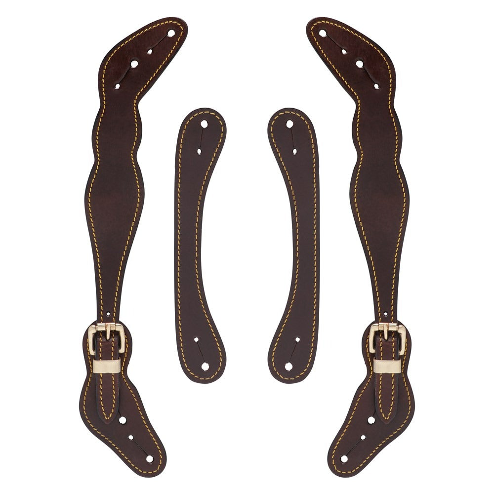 ORD RIVER FOUR STUD SPUR STRAPS-Ranges Country