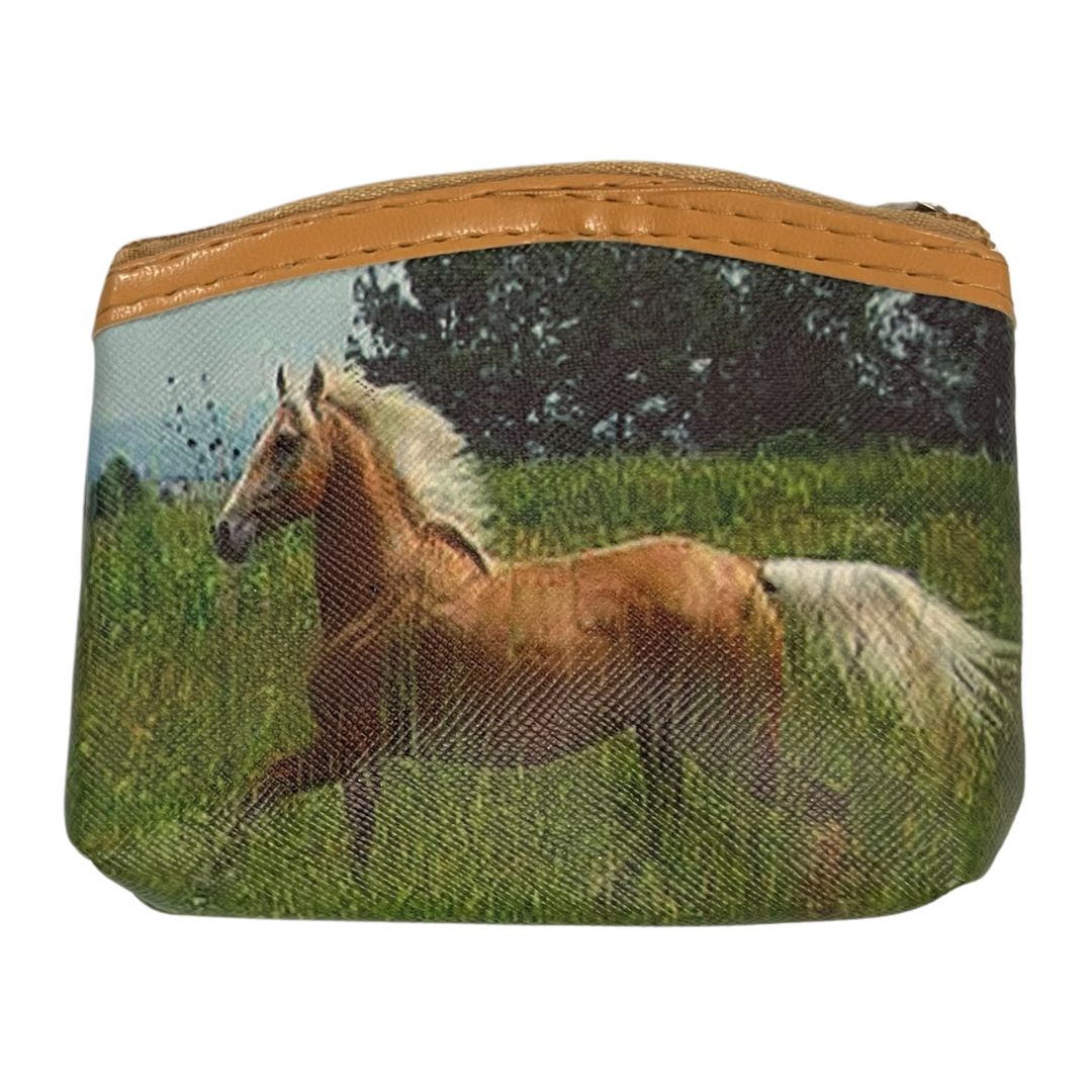 PALOMINO HORSE COIN PURSE-Ranges Country