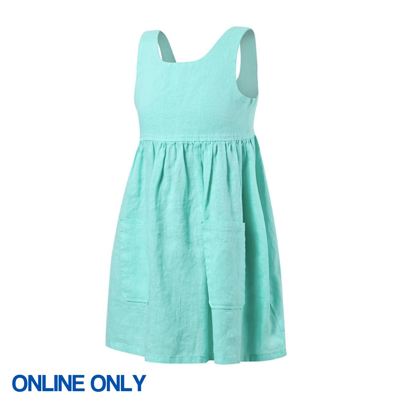 PILBARA KIDS LINEN SUNDRESS-Ranges Country