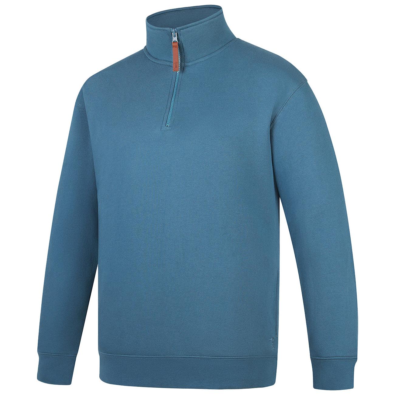 PILBARA MENS BLUESTONE CLASSIC 1/4 ZIP JUMPER-Ranges Country