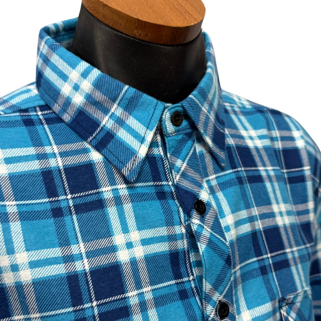 PILBARA MENS CLOSED FRONT FLANNELETTE SHIRT