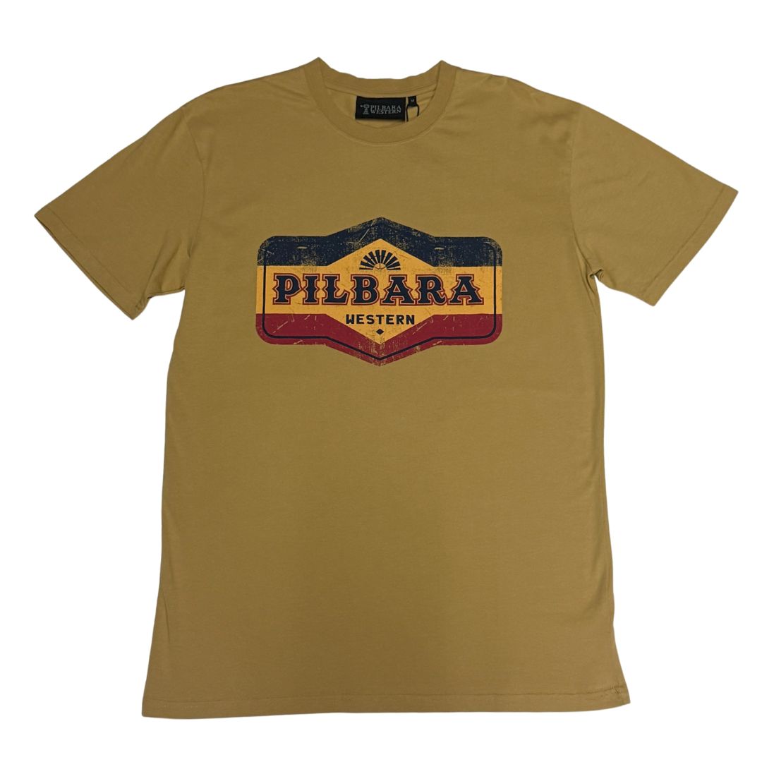 PILBARA MENS OIL CAN TEE-Ranges Country