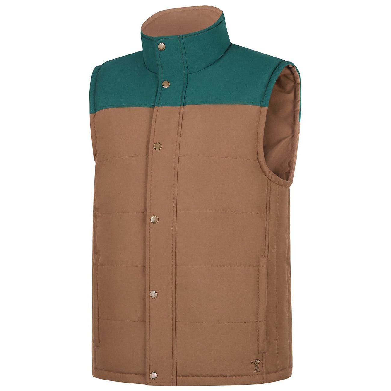 PILBARA MENS WHISKY-ALPINE TWO TONE VEST
