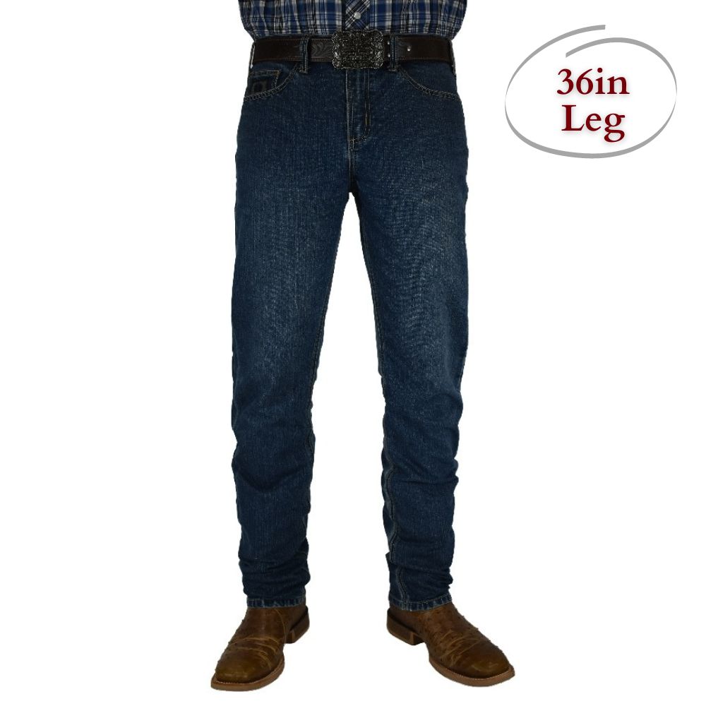 PILBARA WESTERN MENS BRAHMAN JEANS (36 LEG)-Ranges Country