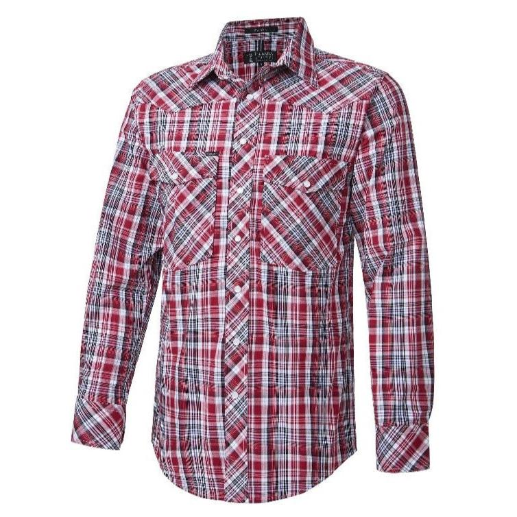 PILBARA WESTERN MENS SNAP BUTTON SHIRT-Ranges Country