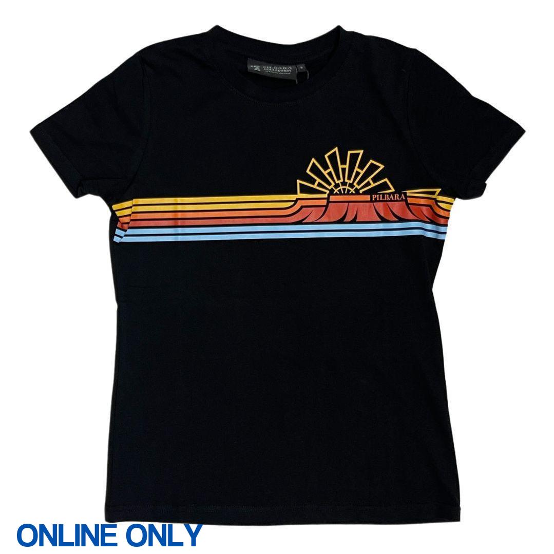 PILBARA WOMENS WINDMILL SUN TEE-Ranges Country