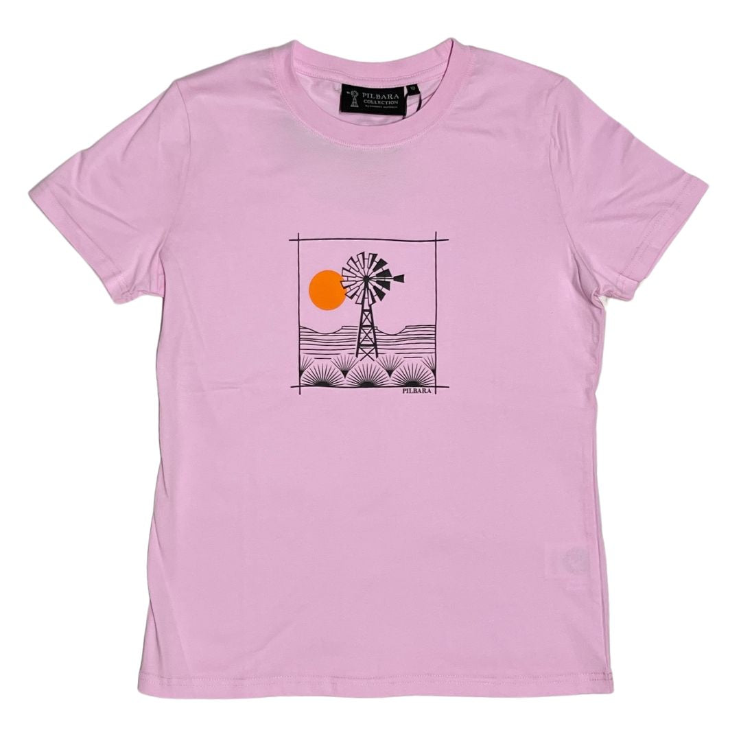 PILBARA WOMENS WINDMILL TEE-Ranges Country