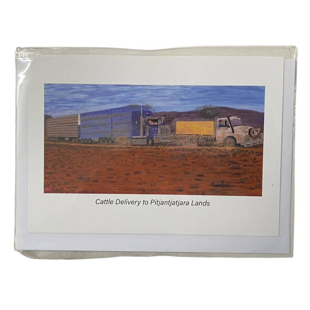 PINK BEAR ART CATTLE DELIVERY GIFT CARD-Ranges Country