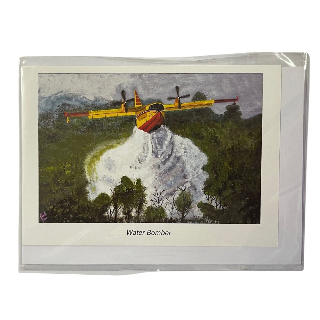 PINK BEAR ART WATER BOMBER GIFT CARD-Ranges Country