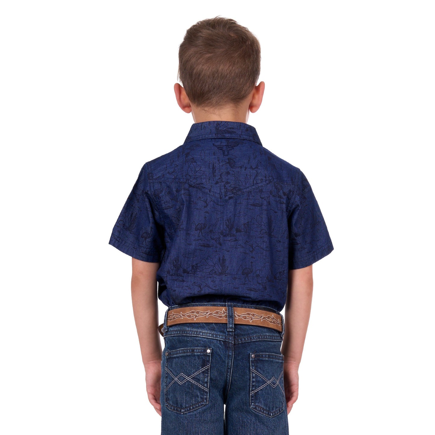 PURE WESTERN BOYS DREW SHORT SLEEVE SHIRT