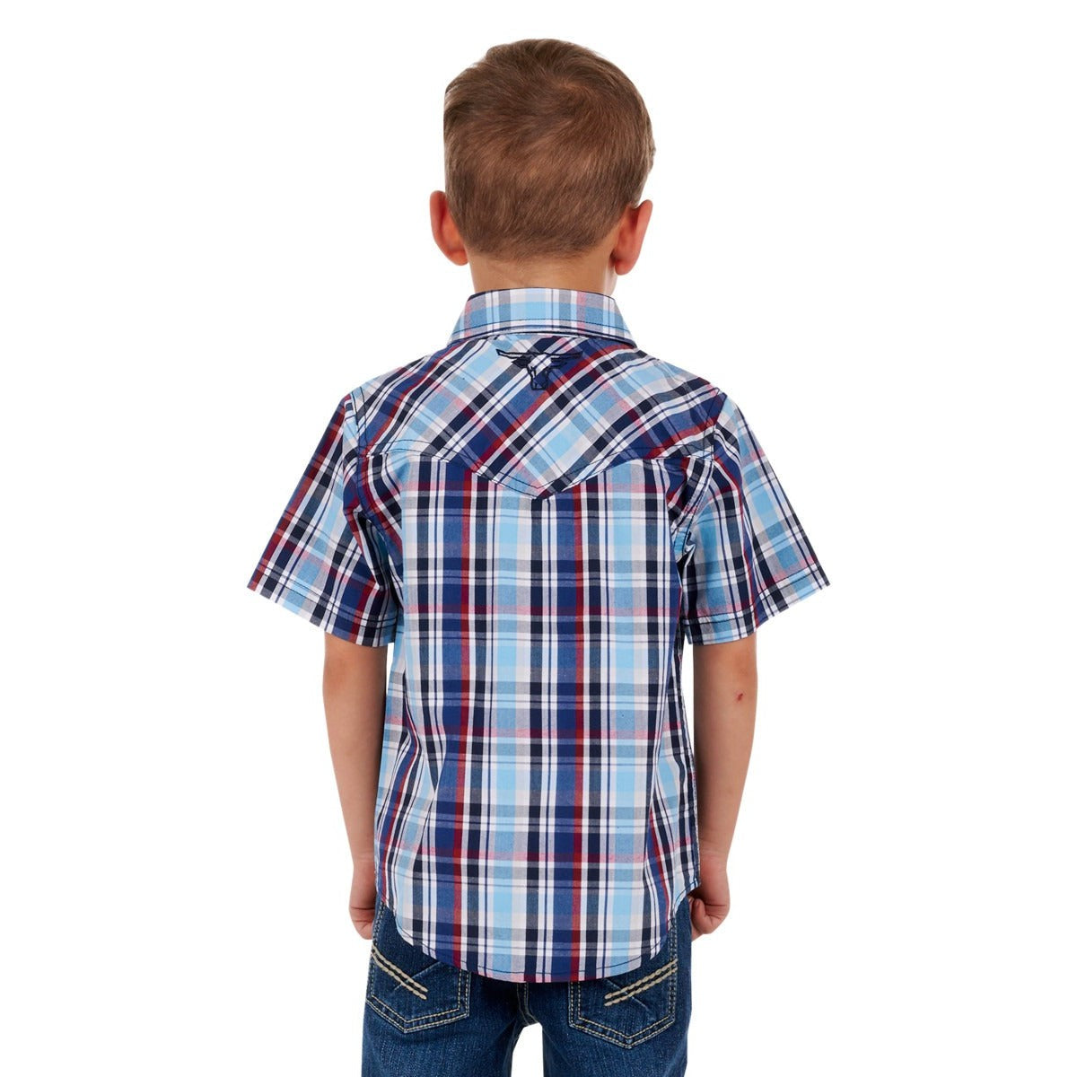 PURE WESTERN BOYS LOGAN SHORT SLEEVE SHIRT