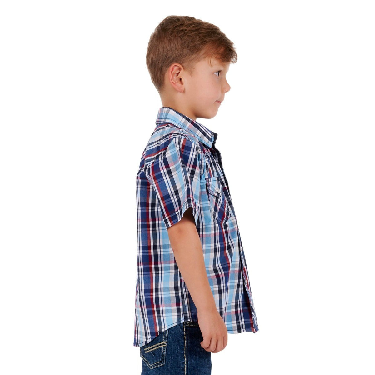 PURE WESTERN BOYS LOGAN SHORT SLEEVE SHIRT