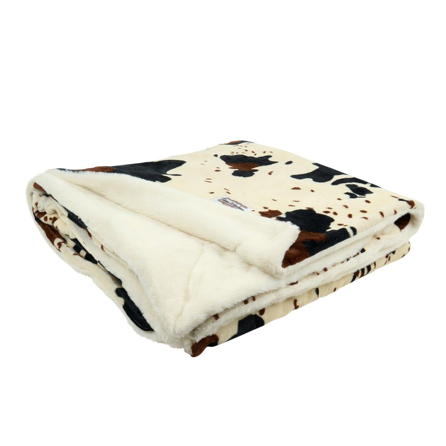 PURE WESTERN COW PRINT SNUGGLE BLANKET-Ranges Country