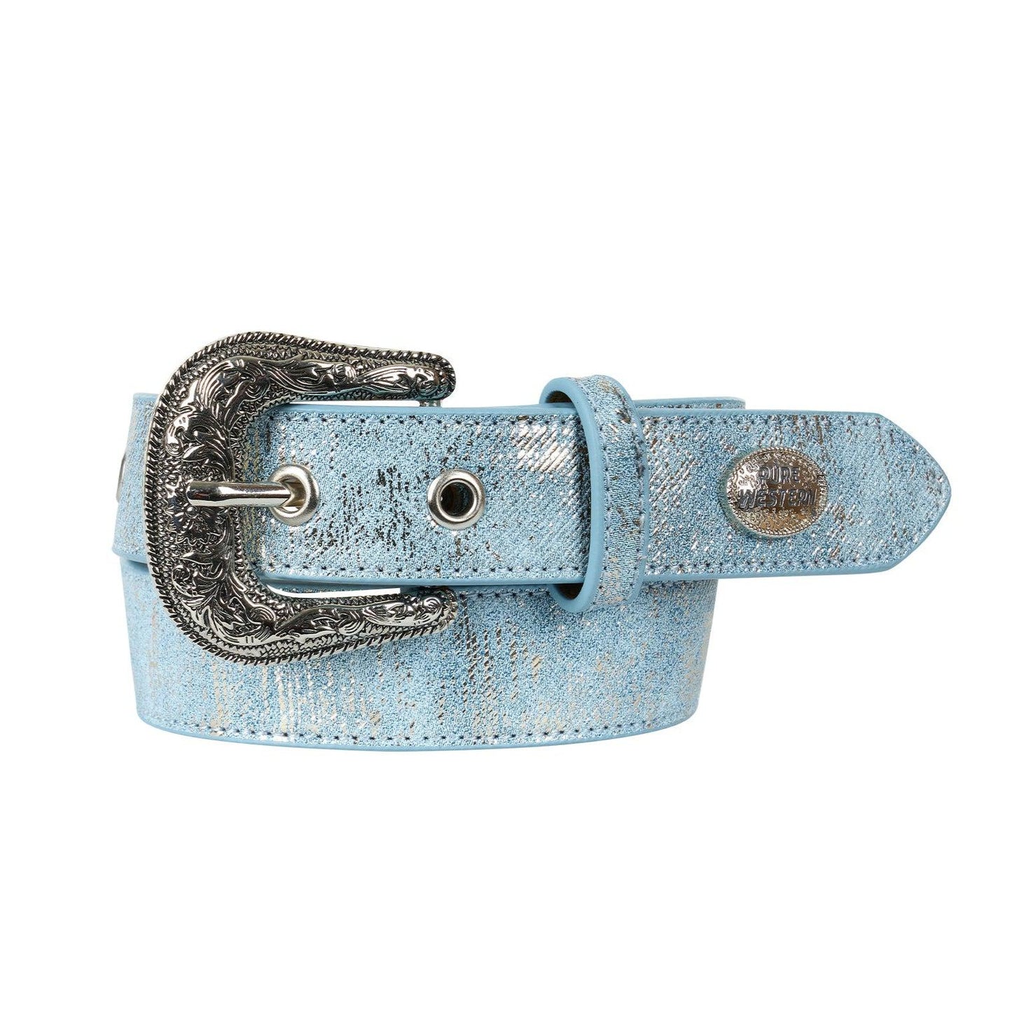 PURE WESTERN KIDS DENIM BELT-Ranges Country
