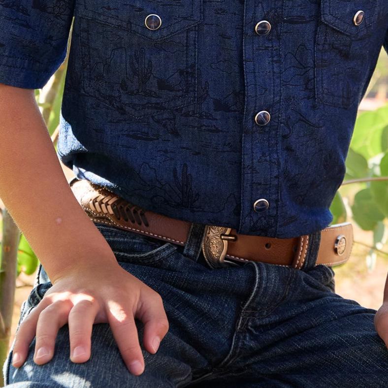 PURE WESTERN KIDS ZACHARY BELT