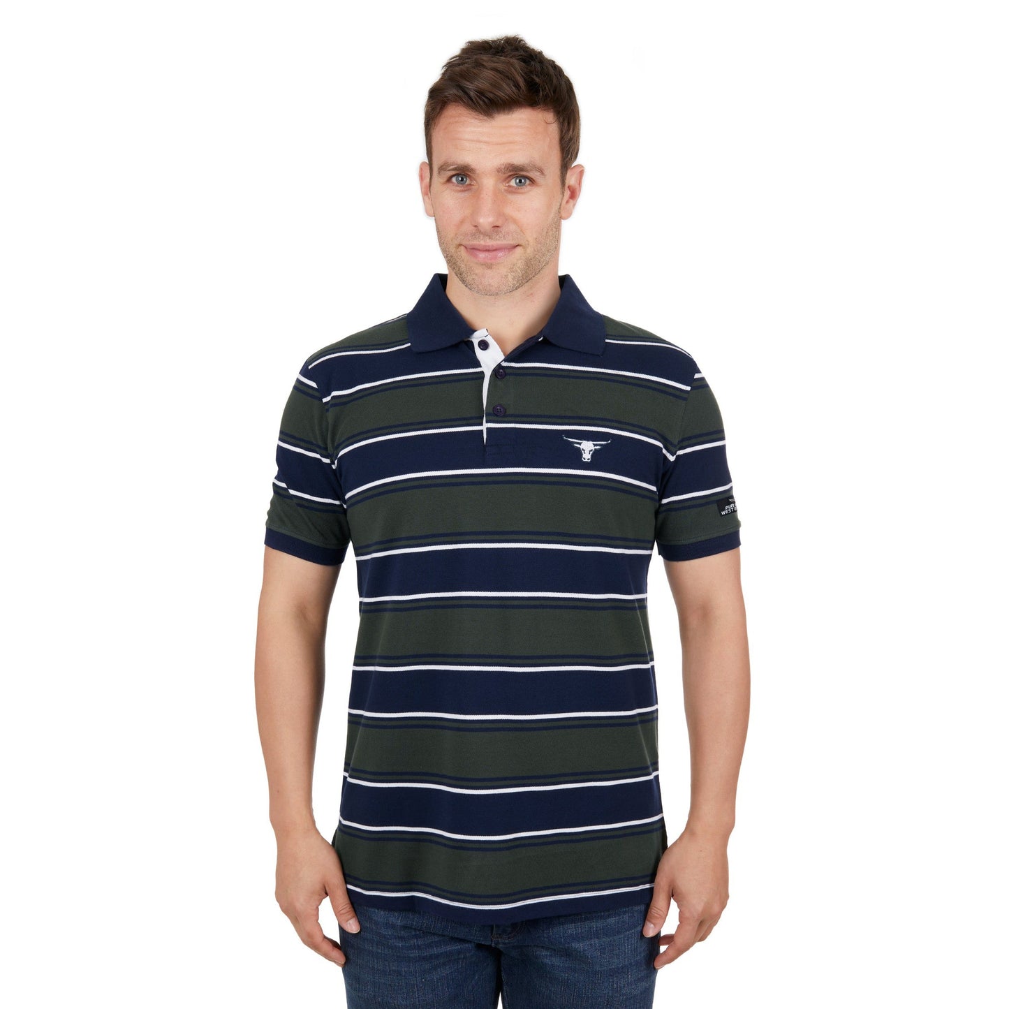 PURE WESTERN MENS CARL POLO-Ranges Country