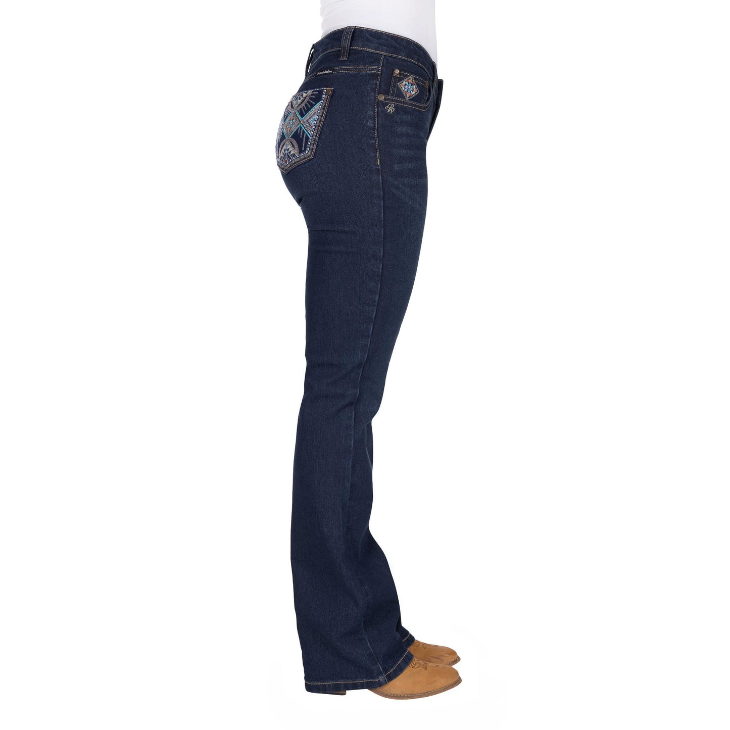 PURE WESTERN WOMENS ANA BOOT CUT JEANS