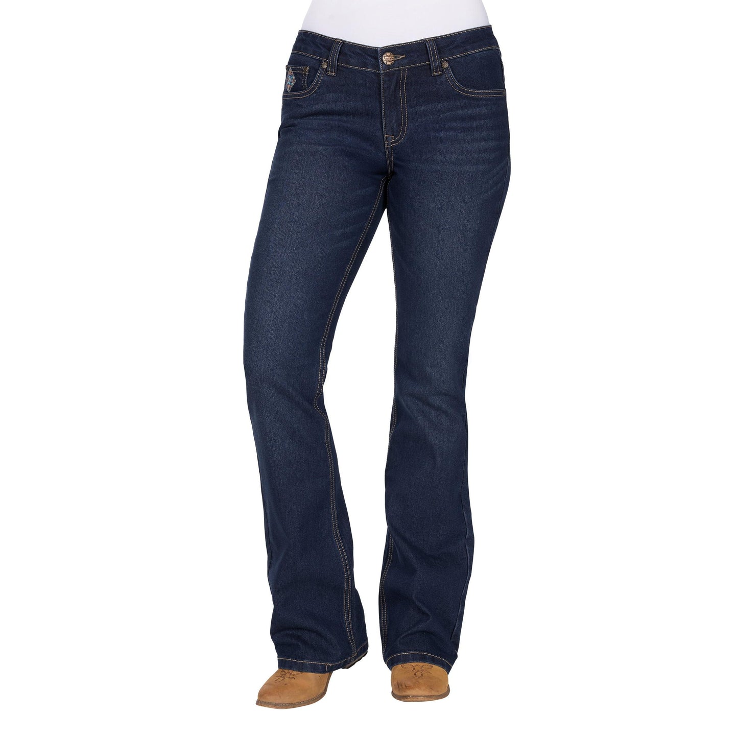 PURE WESTERN WOMENS ANA BOOT CUT JEANS
