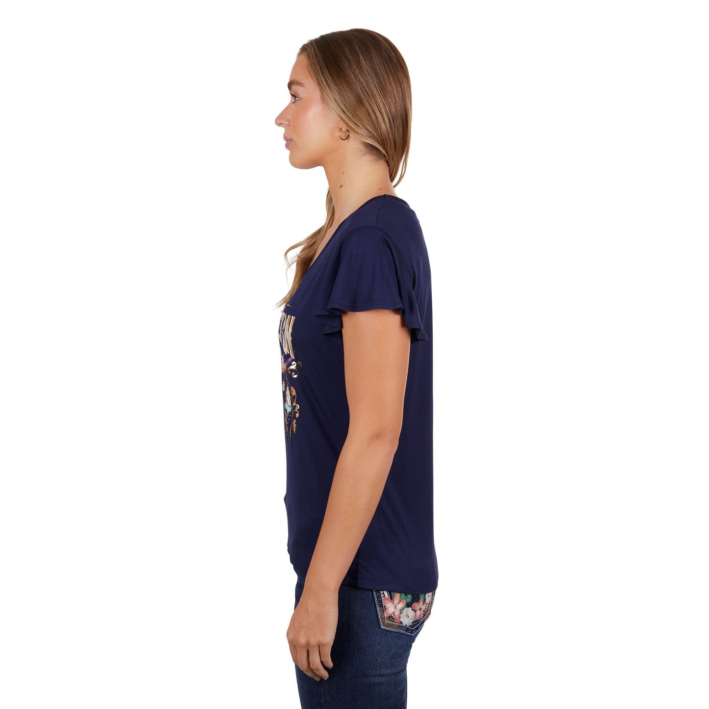 PURE WESTERN WOMENS BECKY TEE