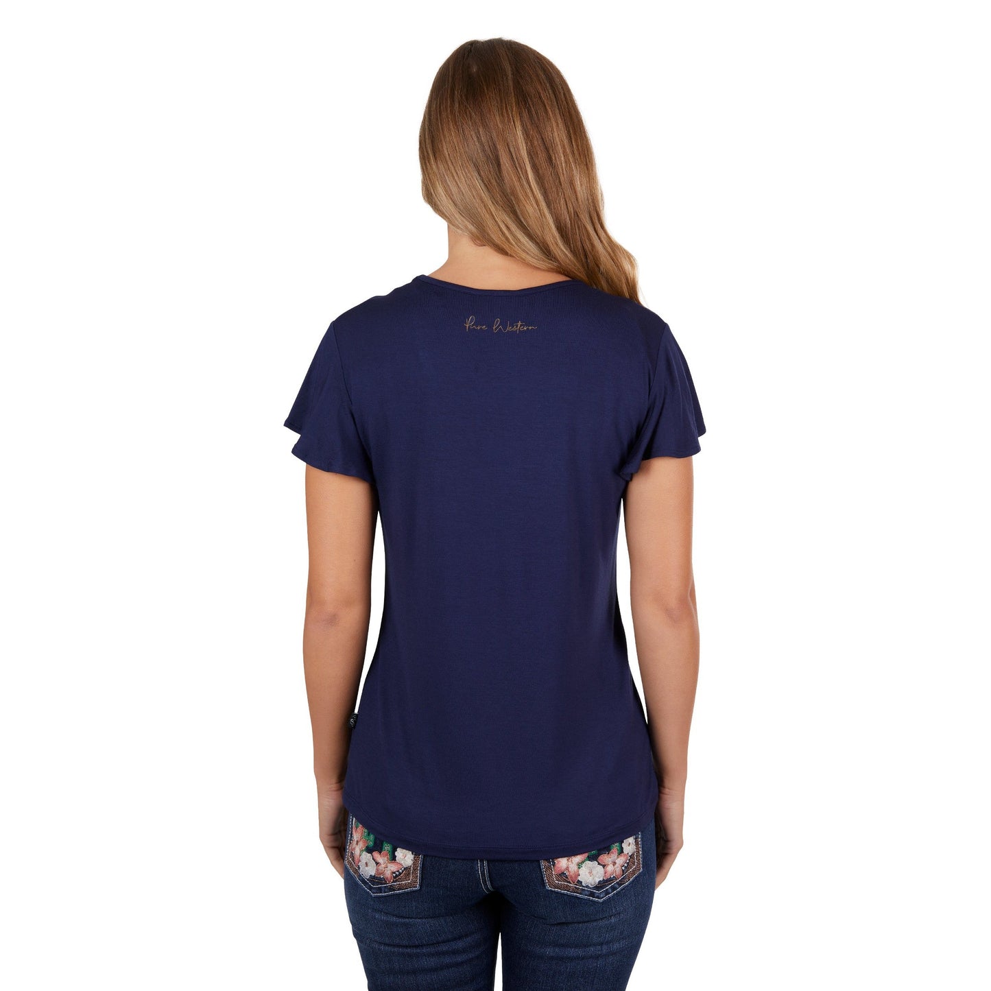 PURE WESTERN WOMENS BECKY TEE