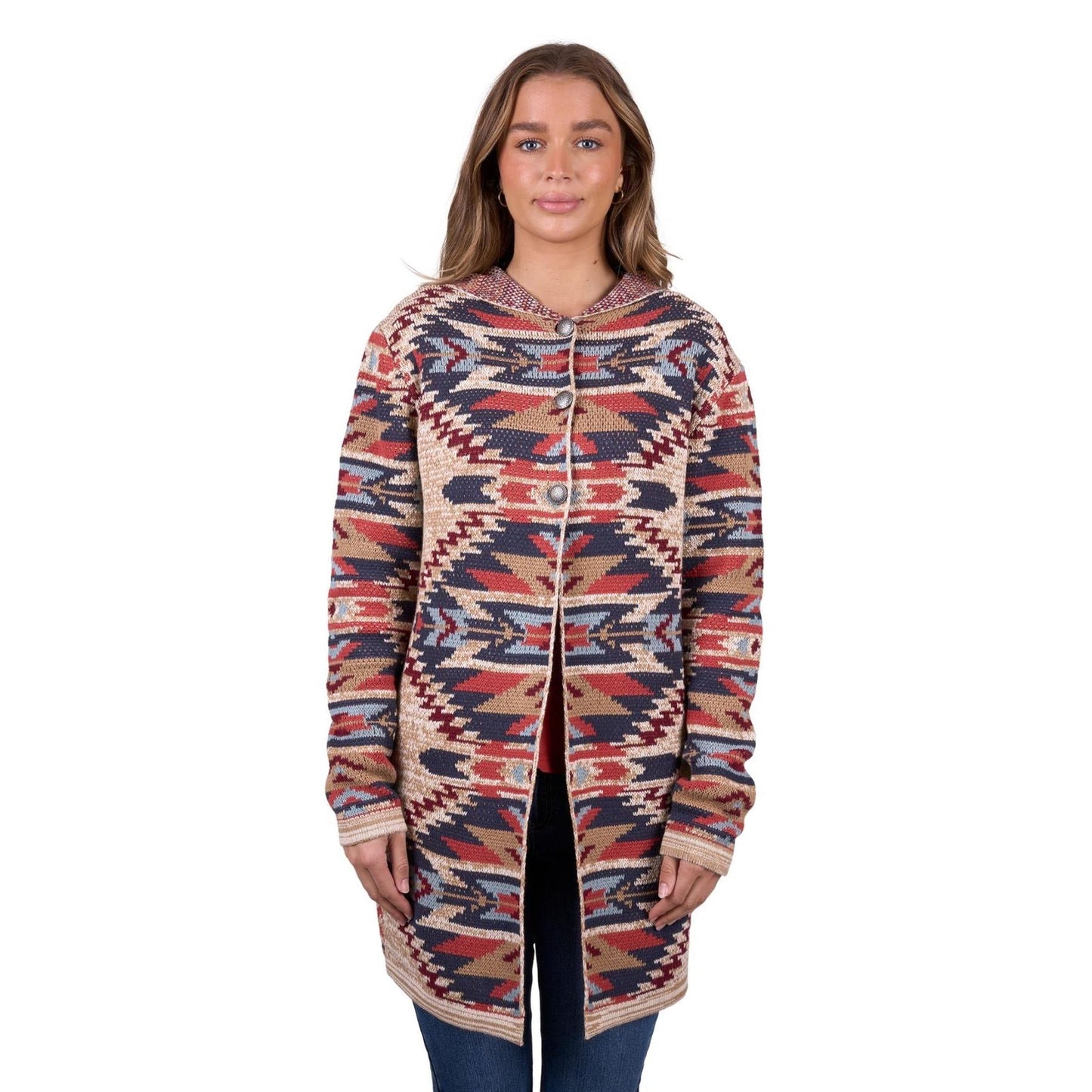 PURE WESTERN WOMENS EDDIE CARDIGAN