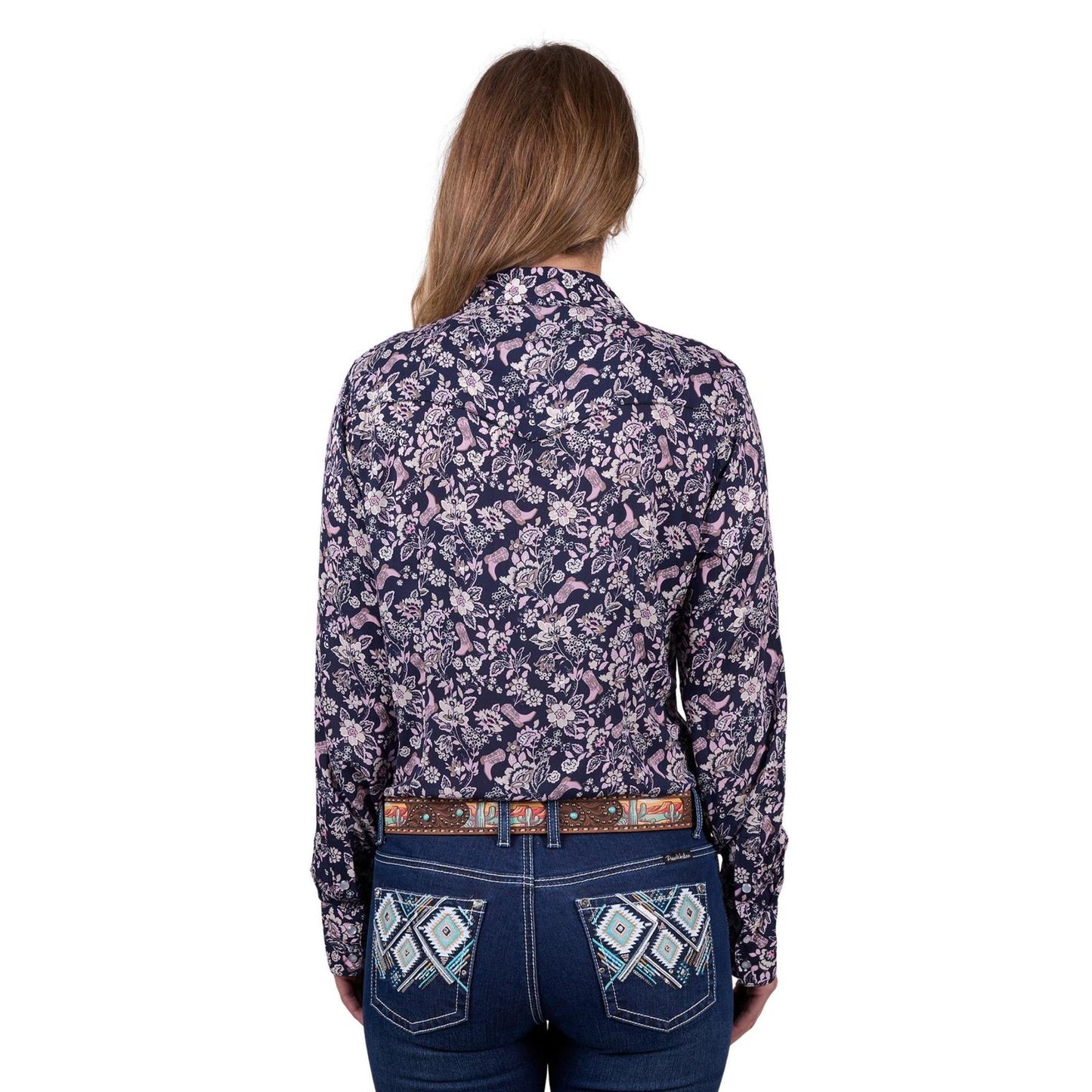 PURE WESTERN WOMENS HANNAH SHIRT