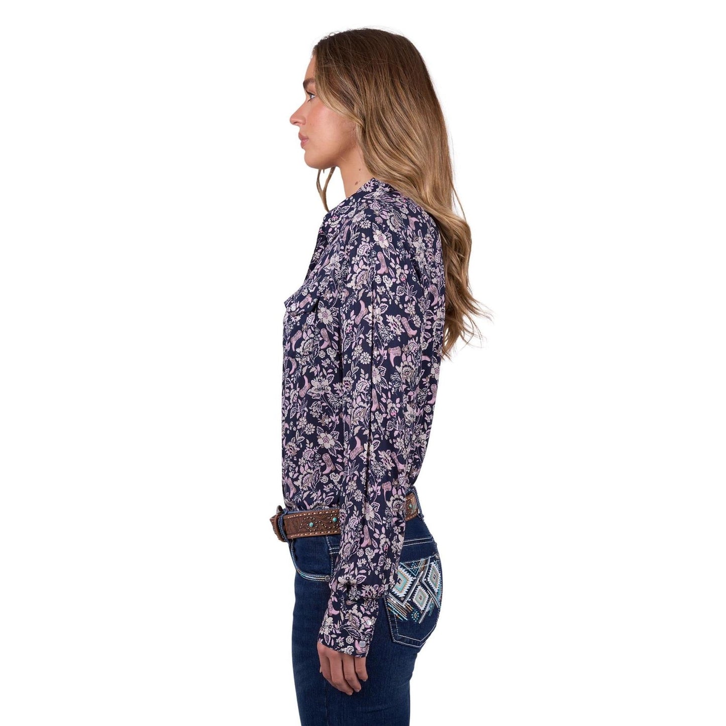 PURE WESTERN WOMENS HANNAH SHIRT