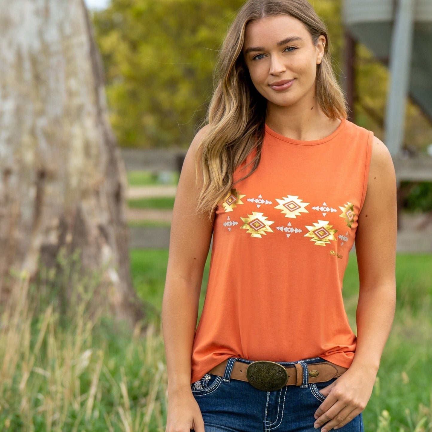 PURE WESTERN WOMENS JACQUELINE TANK