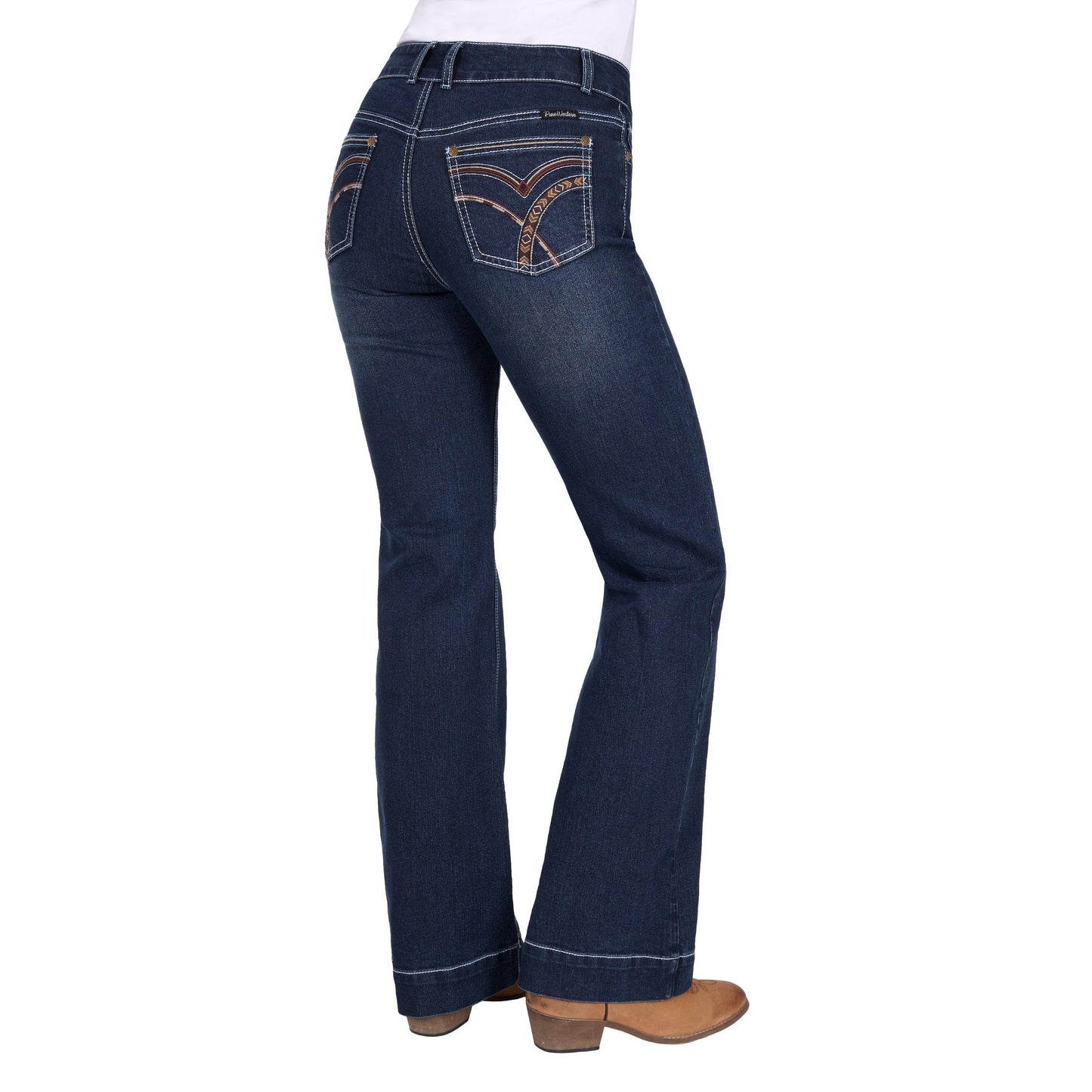 PURE WESTERN WOMENS ROMY TROUSER JEANS 32in