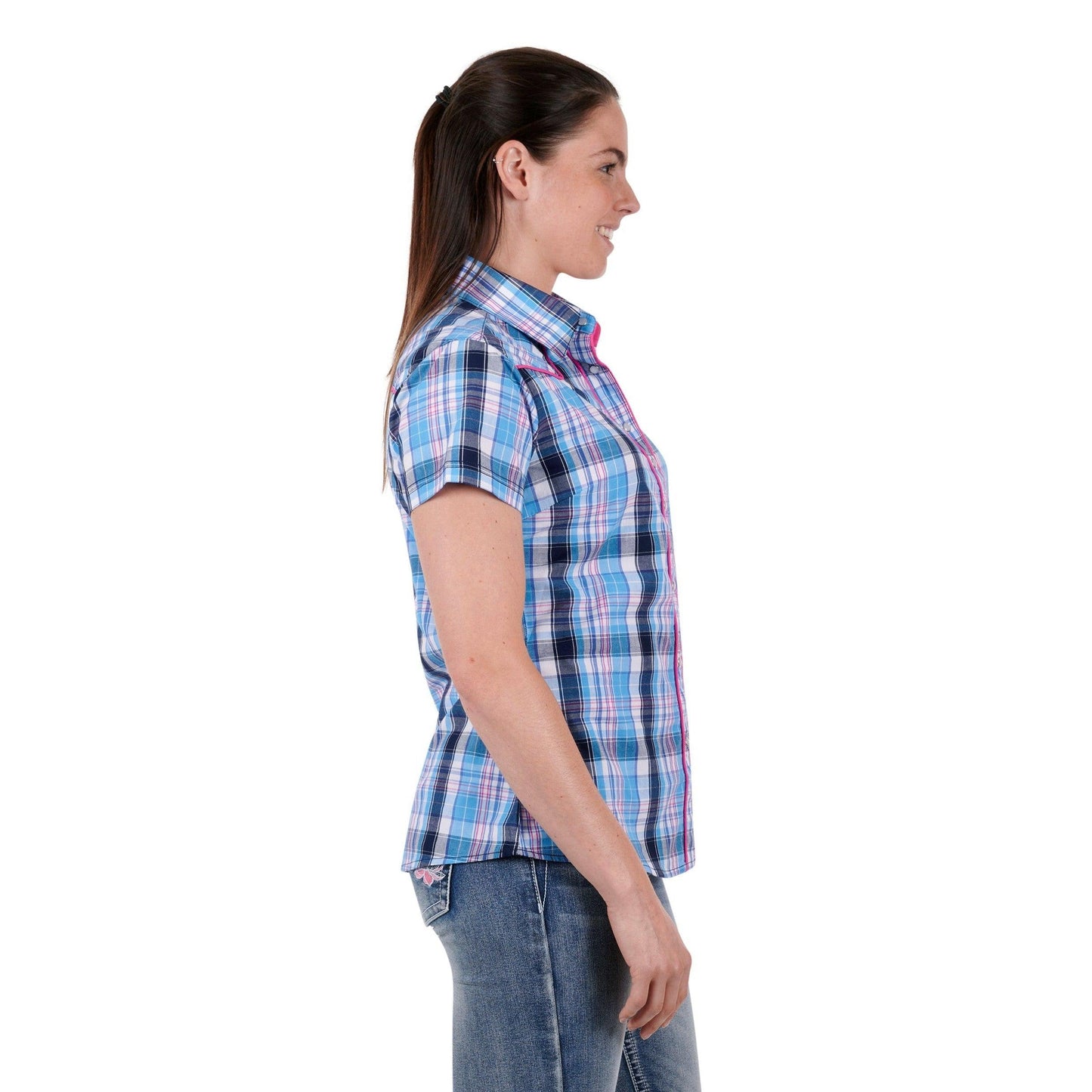 PURE WESTERN WOMENS SHILOH SHORT SLEEVE SHIRT