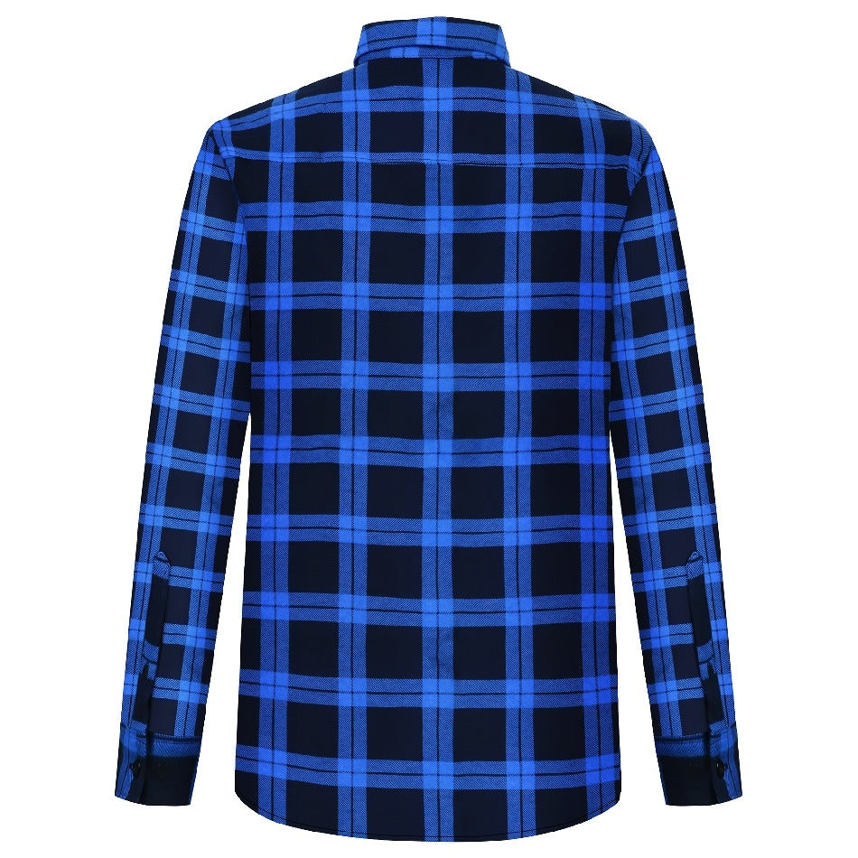 RITEMATE MENS HALF BUTTON FLANNELETTE SHIRT