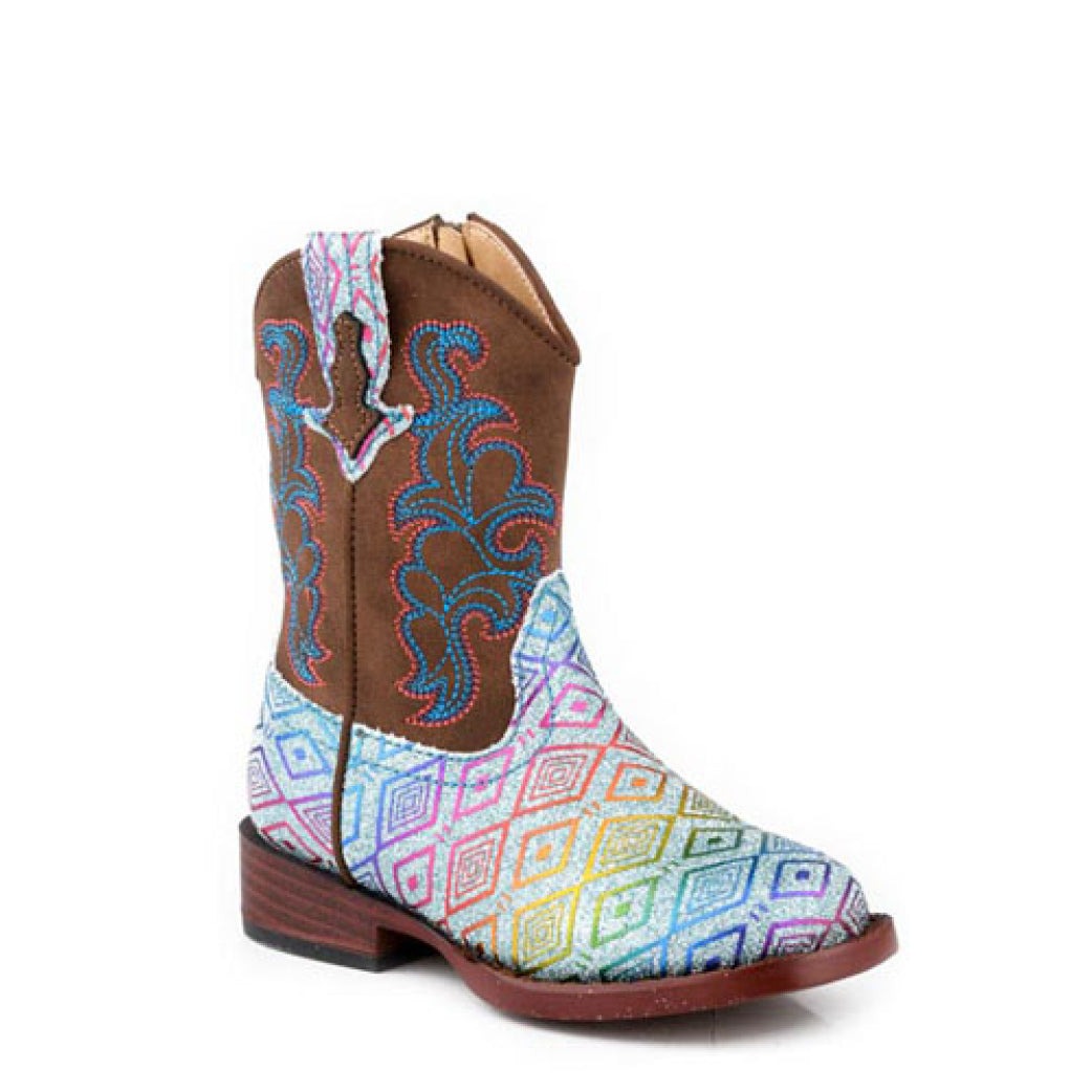 ROPER TODDLER GLITTER MAYA AZTEC BOOTS-Ranges Country