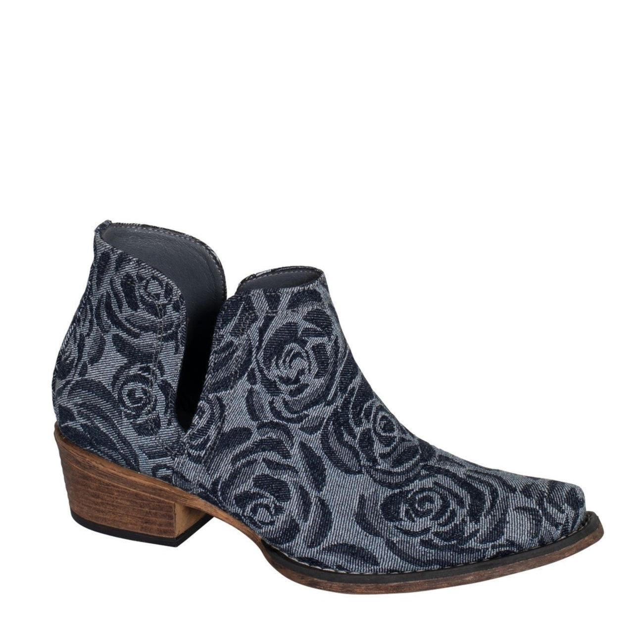 ROPER WOMENS AVA DENIM FLORAL BOOTS-Ranges Country