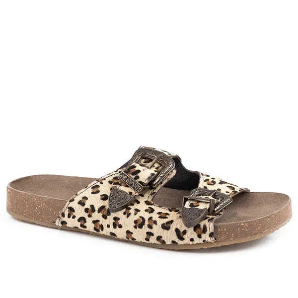 ROPER WOMENS DESIREE HAIR ON HIDE SANDALS-Ranges Country