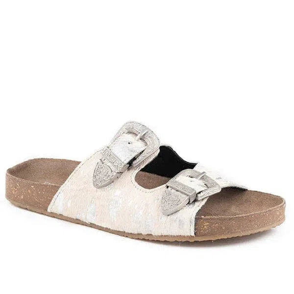 ROPER WOMENS DESIREE HAIR ON HIDE SANDALS-Ranges Country