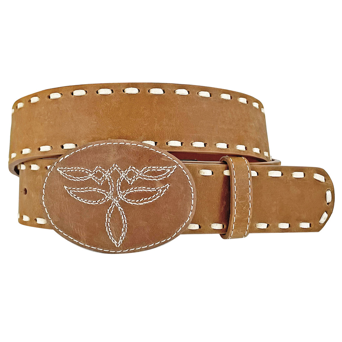 ROPER WOMENS LEATHER LACED BELT-Ranges Country