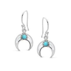 MOON TURQUOISE EARRINGS-Ranges Country