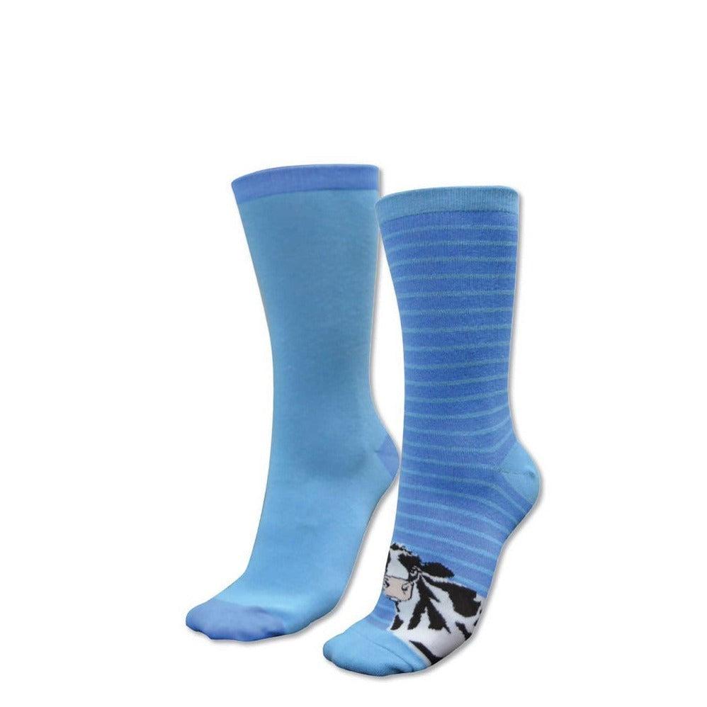THOMAS COOK KIDS COW SOCKS 2PK-Ranges Country