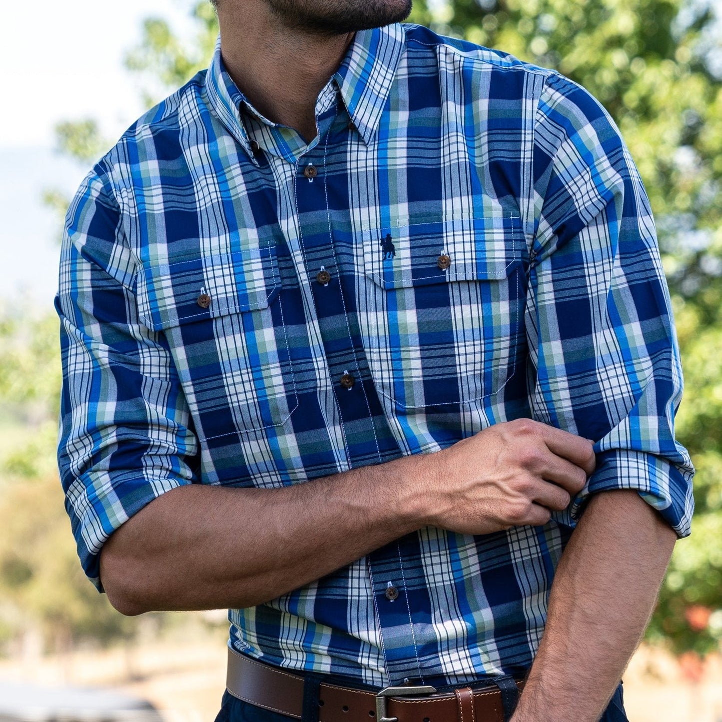 THOMAS COOK MENS SEAN CHECK SHIRT-Ranges Country
